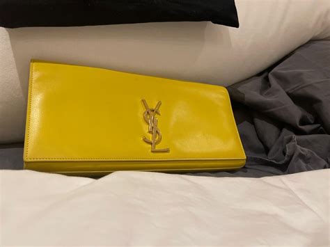 ysl yellow clutch|ysl clutch price.